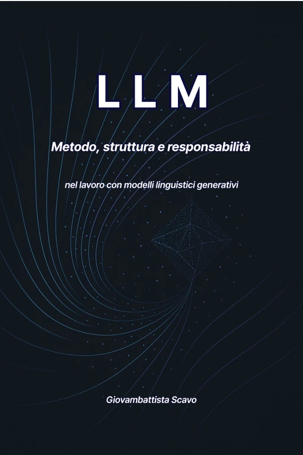 Cover of Manuale LLM: Metodo, struttura e responsabilità nel lavoro con modelli linguistici generativi.