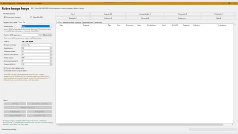 Rubra Image Forge Token R3a tab with GEGL runtime detection and background-removal options.